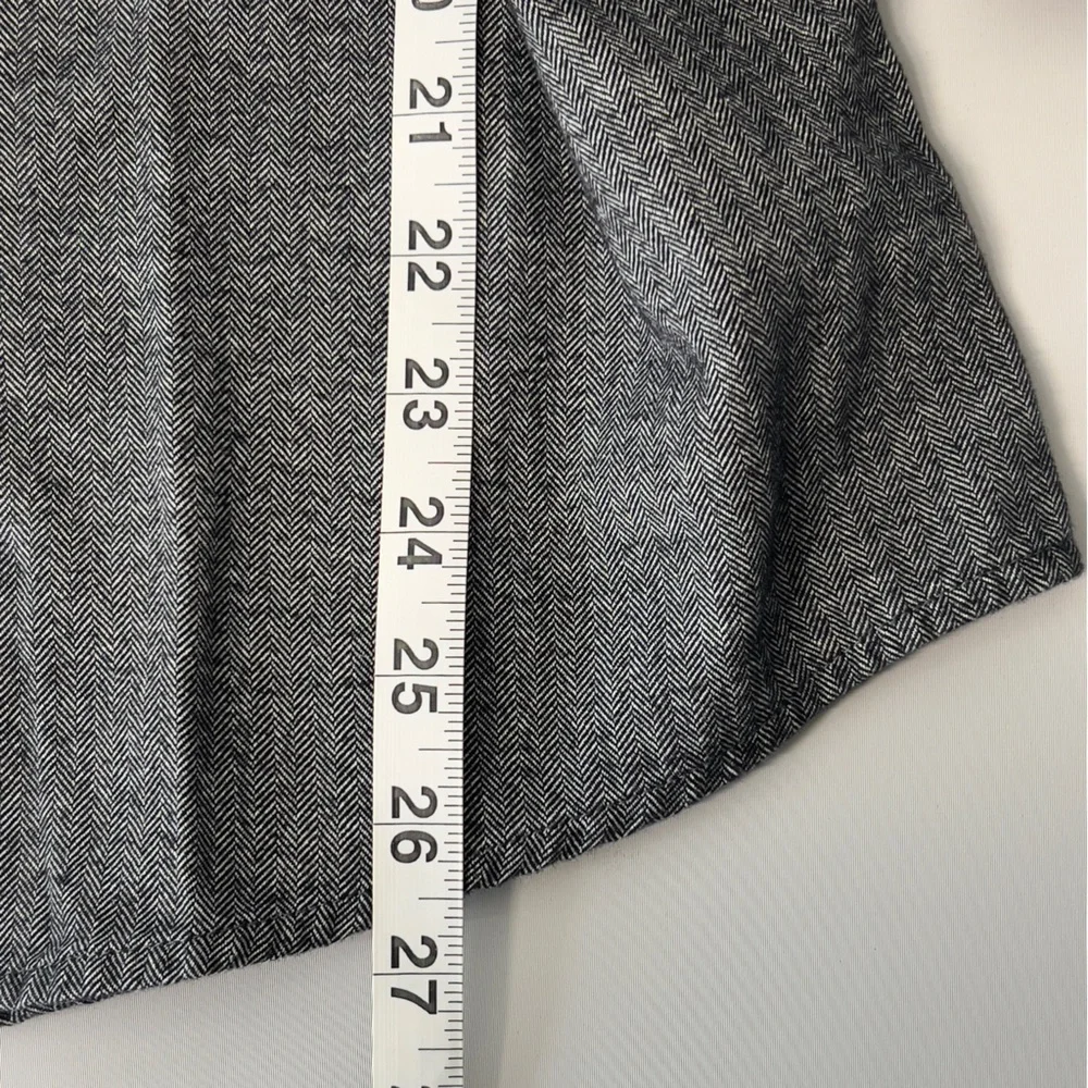 UNTUCKit Mens Size Large Charcoal Gray Casual Button-Down Collared Shirt